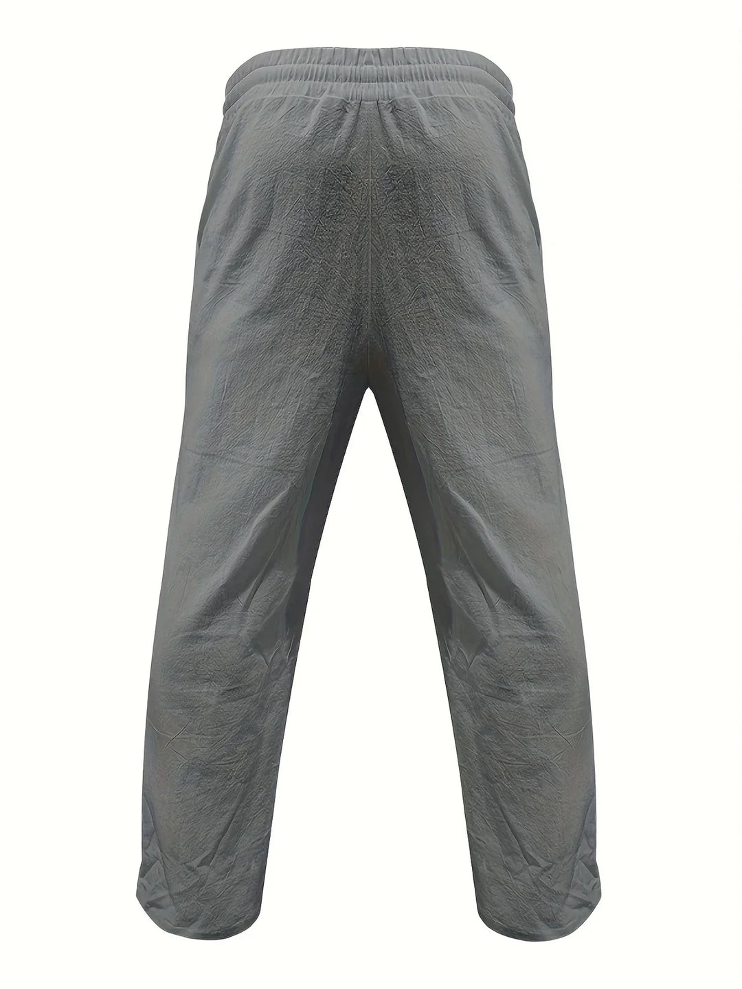 Beslan - Pantalones Elegantes De Pierna Recta Con Botones Dorados