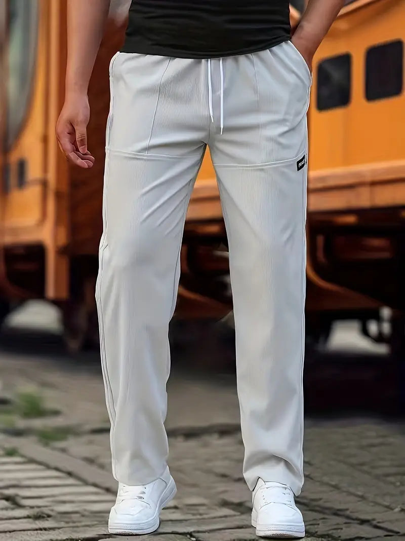 Travys - Pantalones Deportivos Informales Con Bolsillos