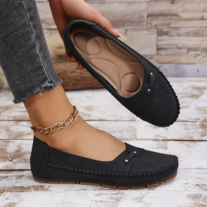 Rumina - Zapatos Casuales Antideslizantes De Cuero