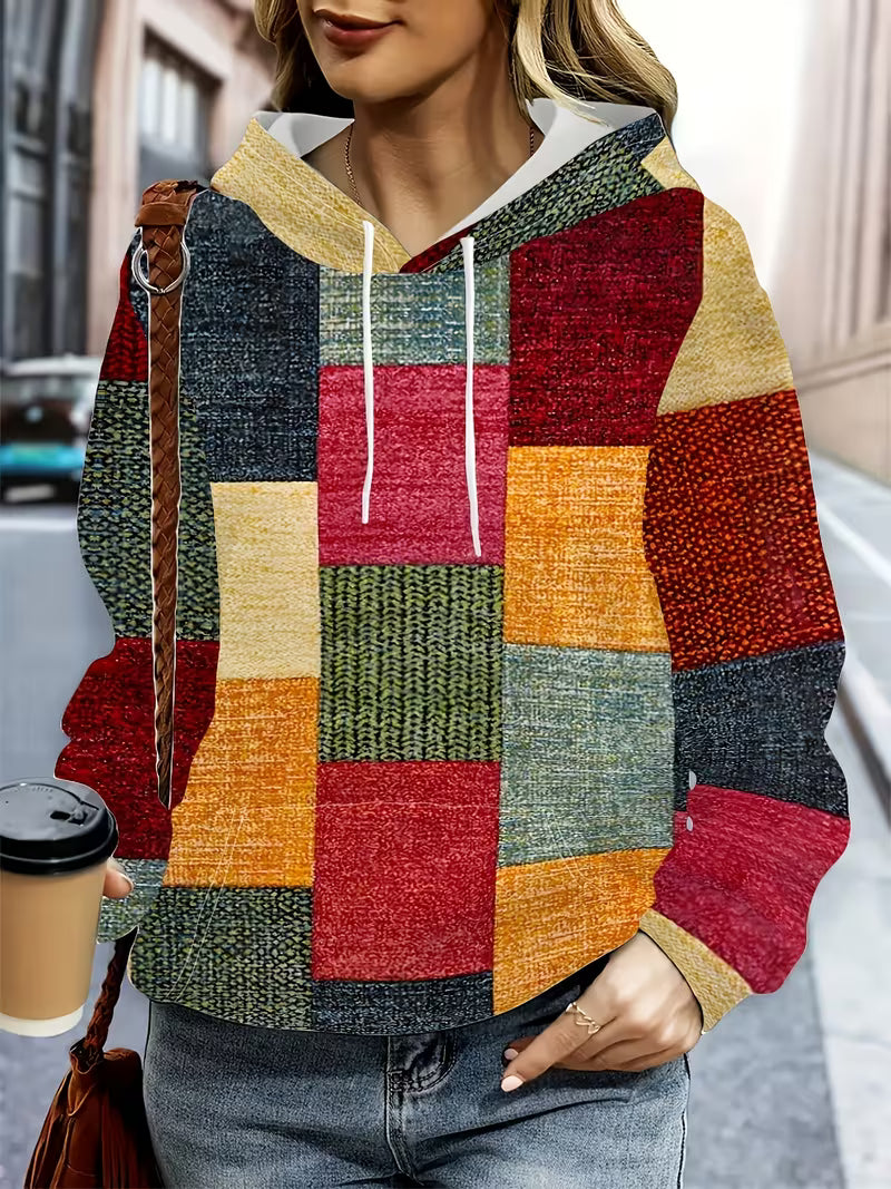 Nyara - Sudadera con Estampado Geométrico
