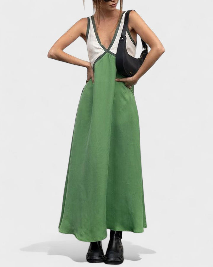Vida - Elegante Vestido Largo Sin Mangas
