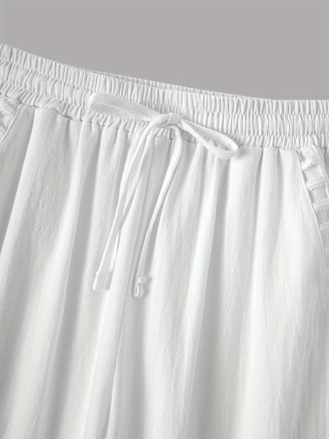 Tracey - Contraste Recortar Recortado Pantalones