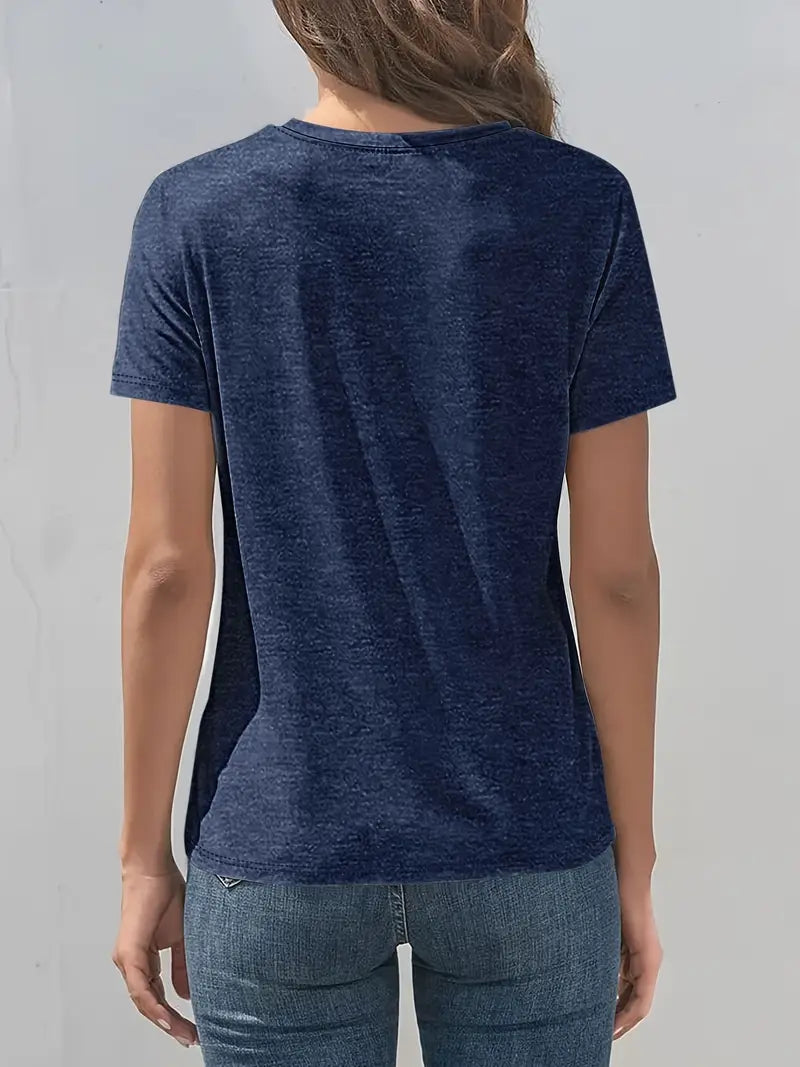 Vitaliya - Camiseta Casuales De Manga Corta