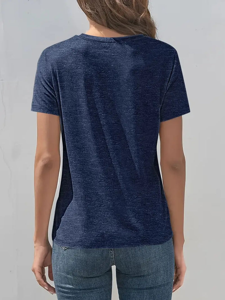 Vitaliya - Camiseta Casuales De Manga Corta