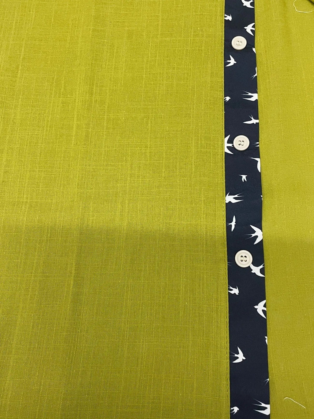 Trofim - Camisa Elegante Con Estampado De Pájaros