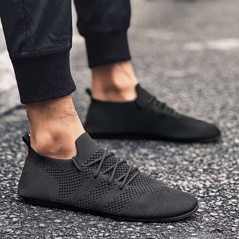 Jouiad - Zapatos de Punto Transpirables Con Cordones