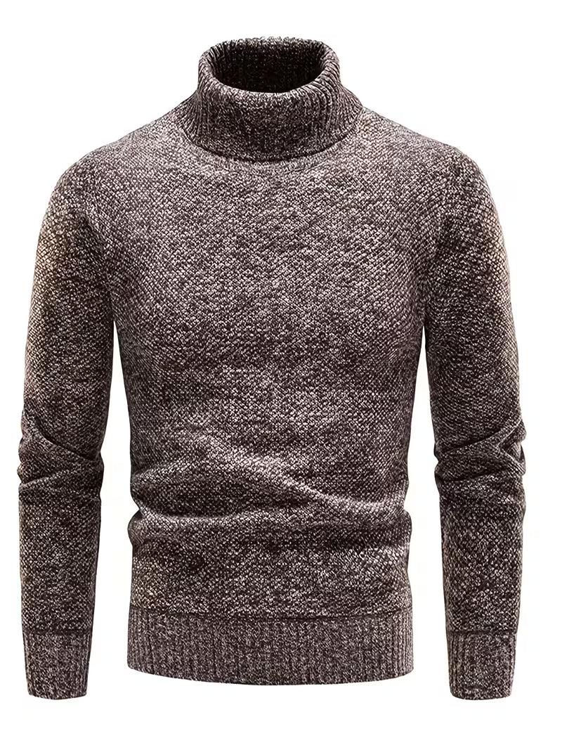 Wessam - Elegante Jersey De Punto Con Cuello Alto