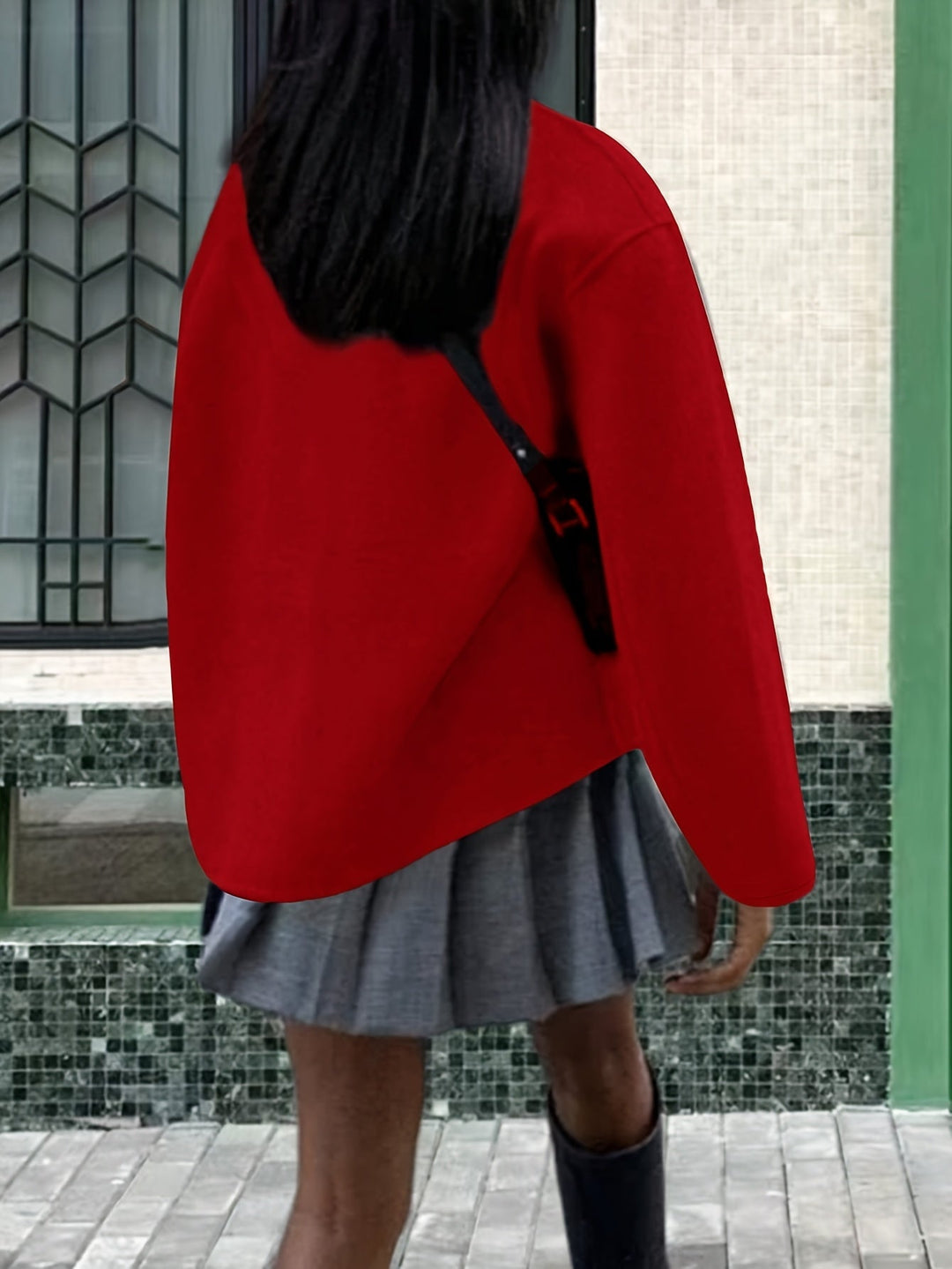 Deanne - Elegante Abrigo Beige De Doble Botonadura