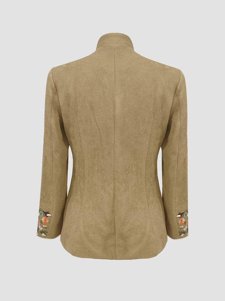 Anisaa - Chaqueta Elegante Con Cuello Alto