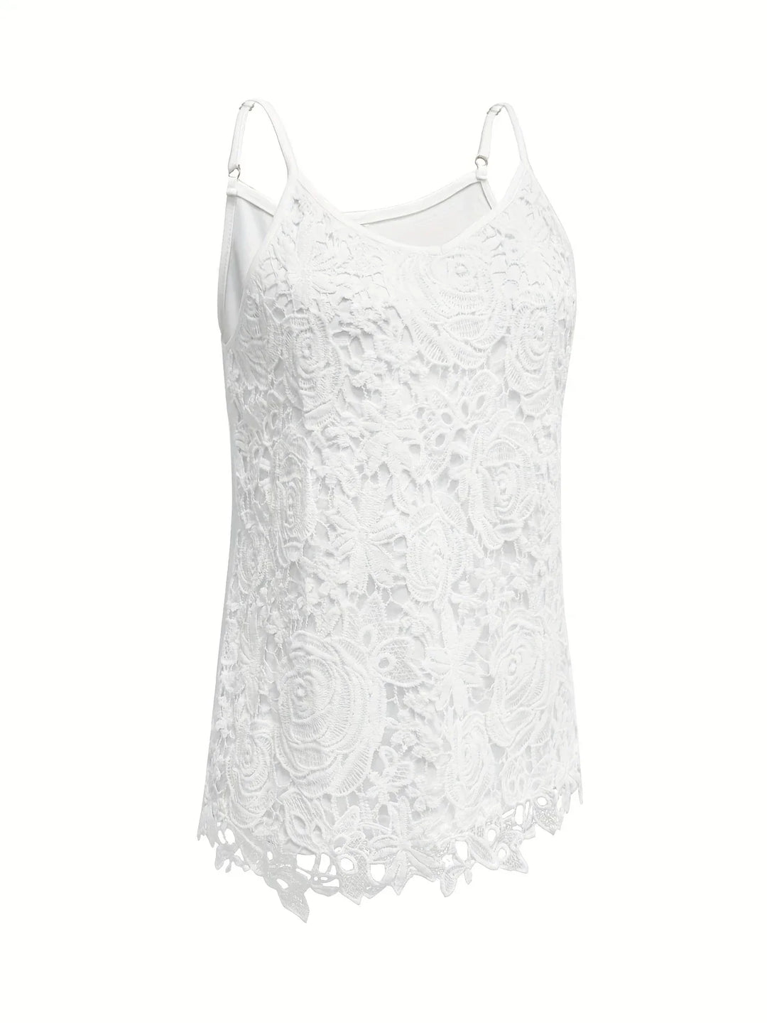 Juna - Elegante Sin Mangas Enlace Top Con Cuello En V