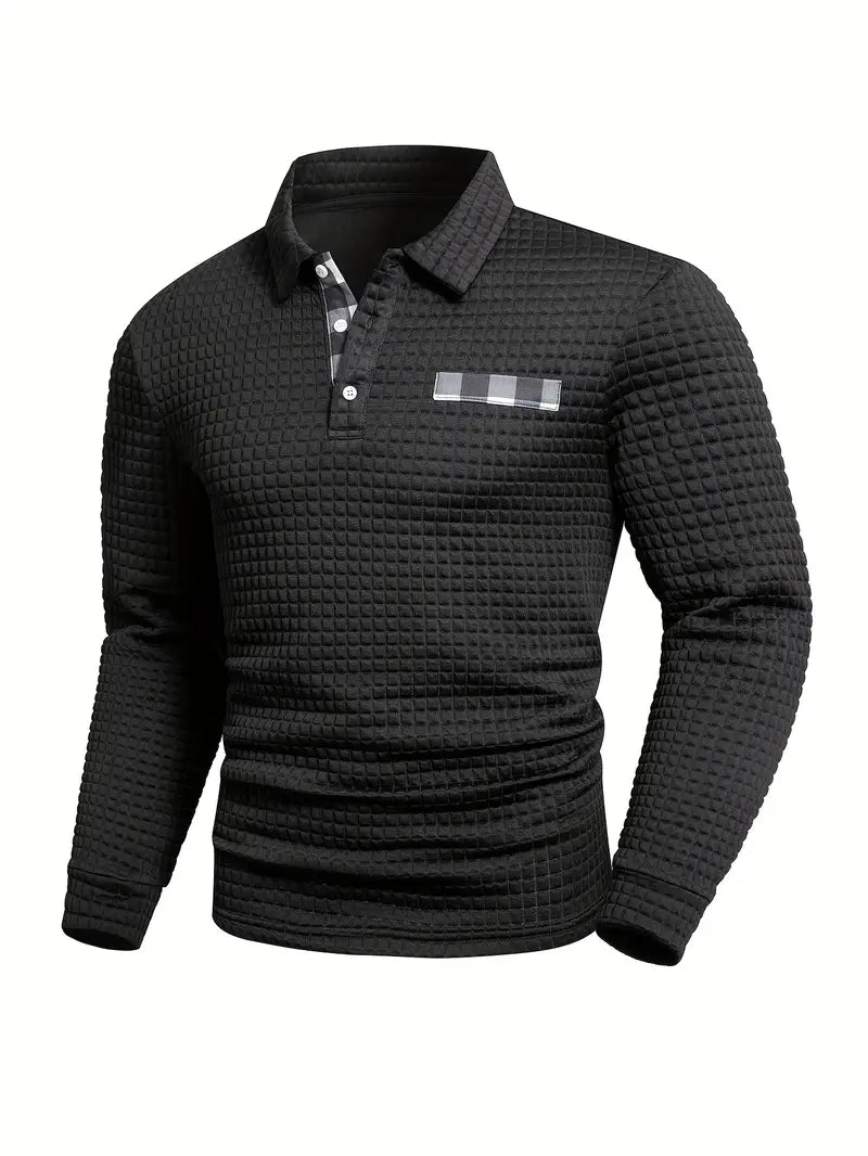 Hughes - Camisa Informal De Punto Grueso Con Botones