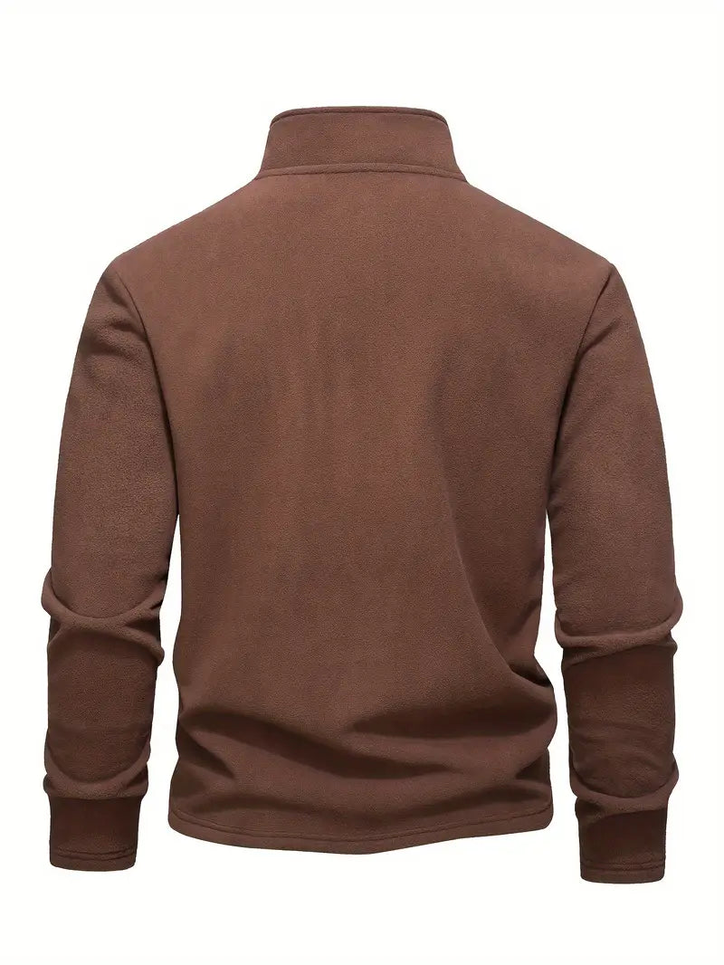 Lamar - Sudadera De Manga Larga Con Media Cremallera