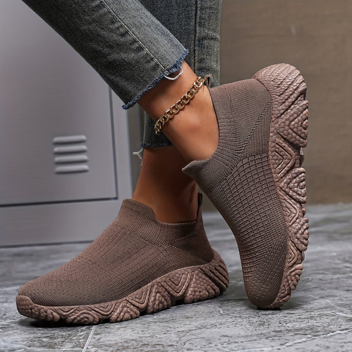 Elisha - Zapatos De Punto Con Suela Gruesa