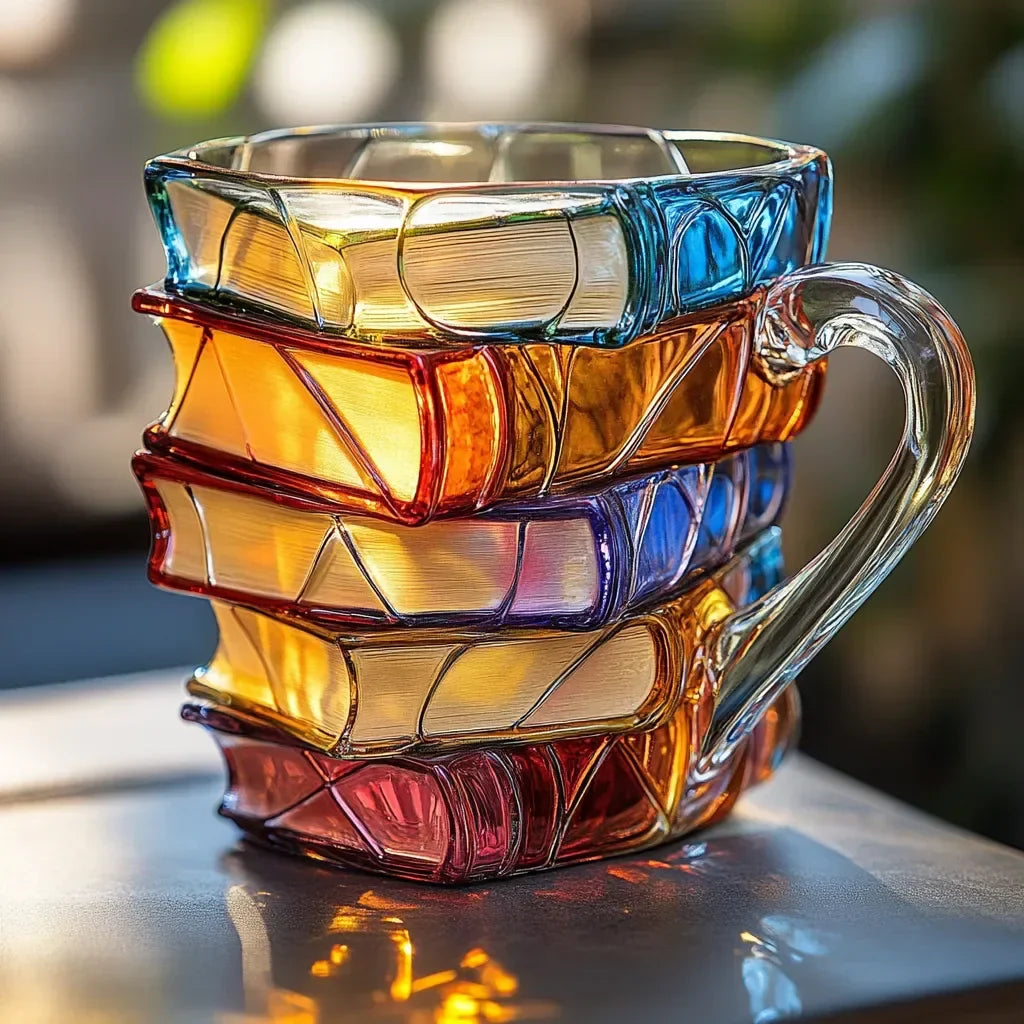 MugArt - Taza con Libro Pintado