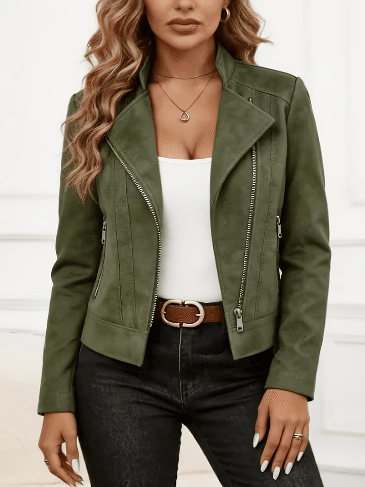 Amina - Chaqueta De Manga Larga Con Cremallera