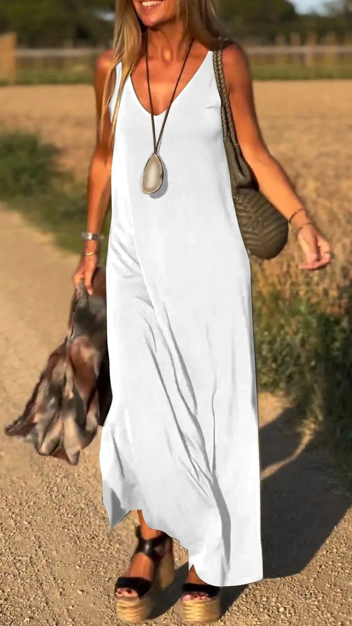 Evelyne - Elegante Vestido Largo Sin Mangas