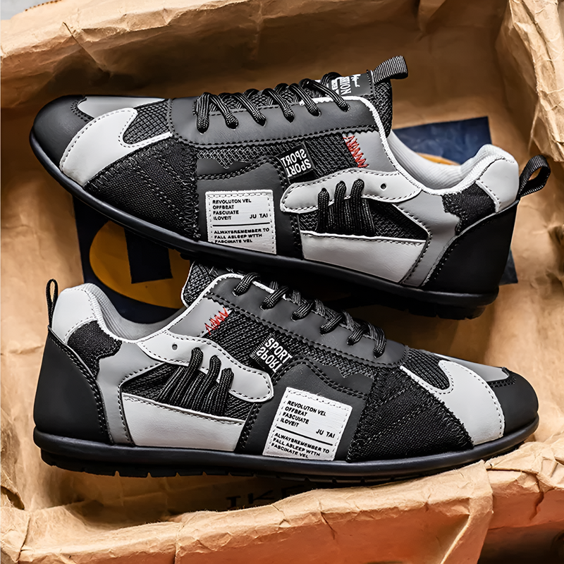 Yussuf - Zapatillas Deportivas Informales Con Paneles Laterales Texturizados