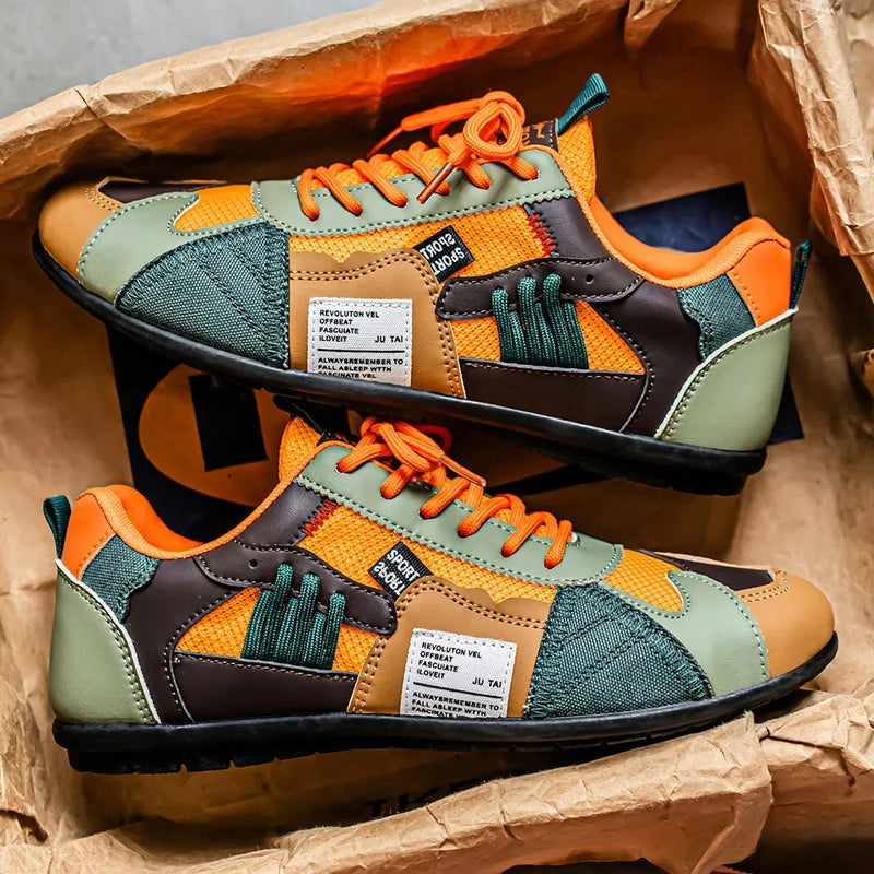 Yussuf - Zapatillas Deportivas Informales Con Paneles Laterales Texturizados