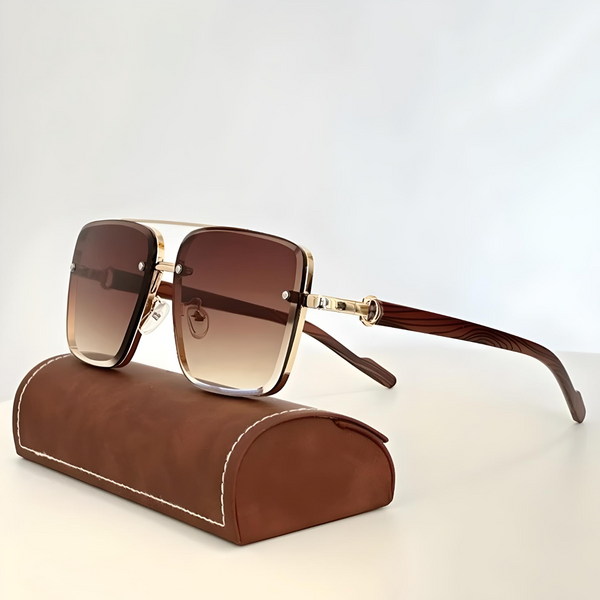 VintEdge - Gafas de sol Retro Cuadradas
