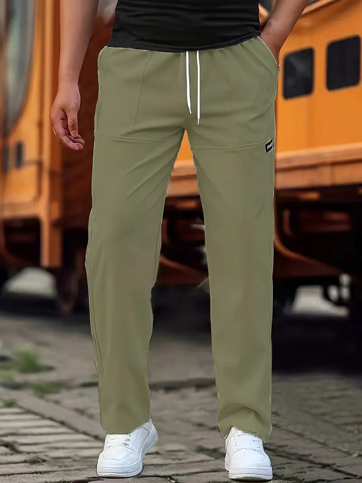 Travys - Pantalones Deportivos Informales Con Bolsillos