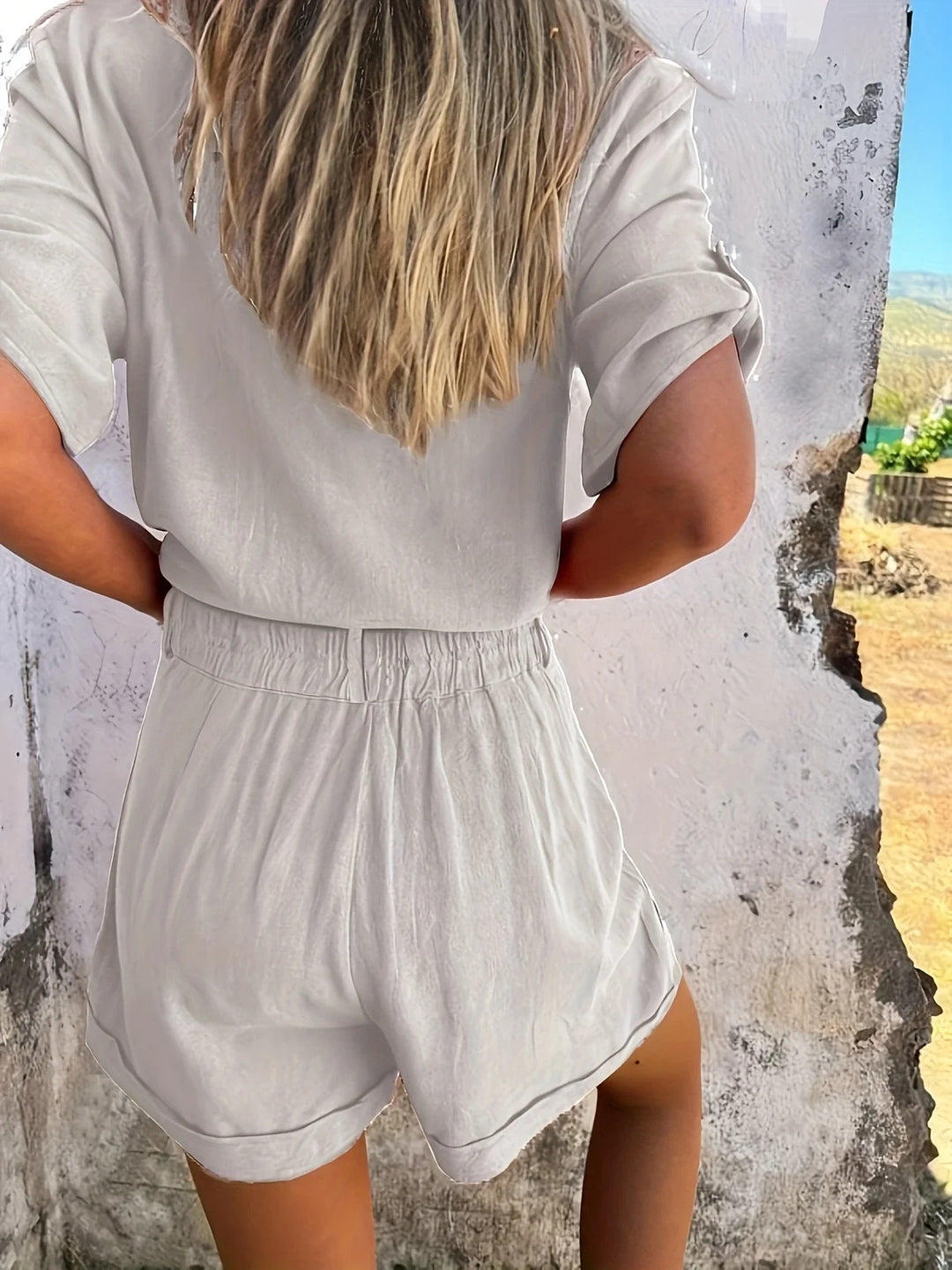 Arampatzi - Elegante Conjunto De Dos Piezas Para Verano
