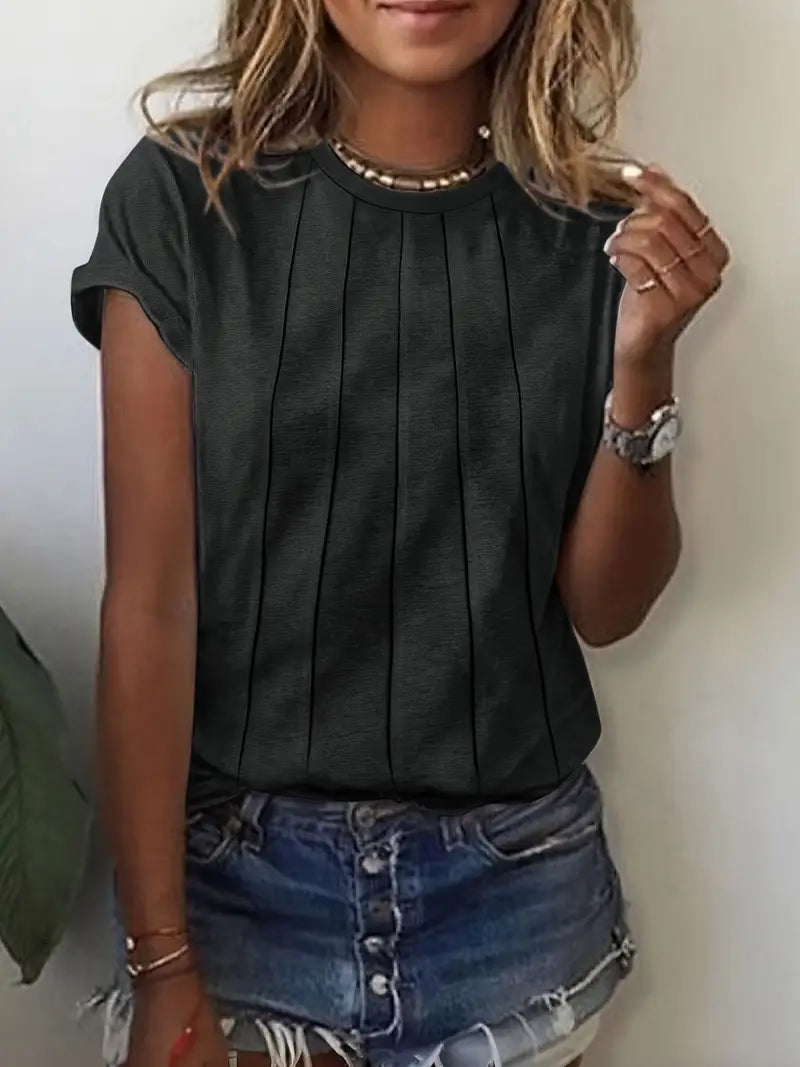 Vitaliya - Camiseta Casuales De Manga Corta