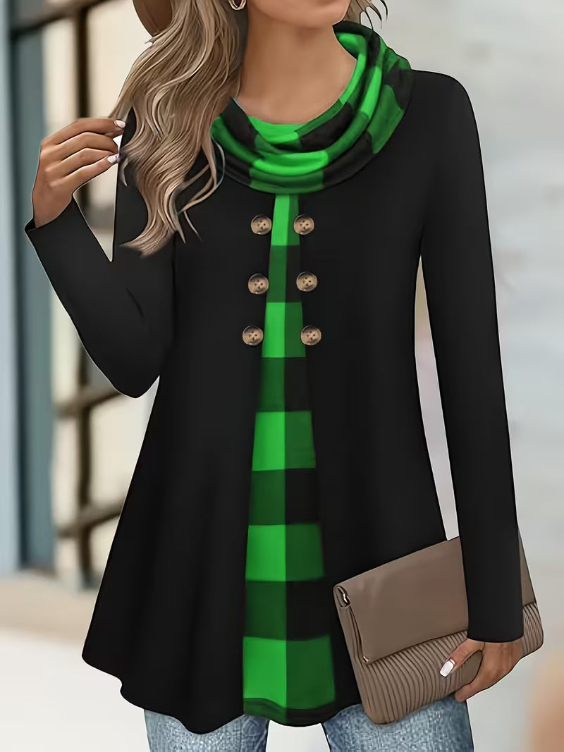 Sahar - Camiseta Con Cuello Con Volantes