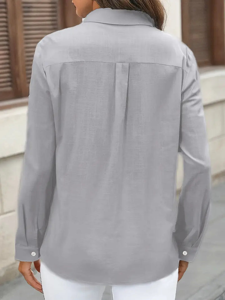 Athena - Camisa De Algodón Con Bolsillos Delanteros