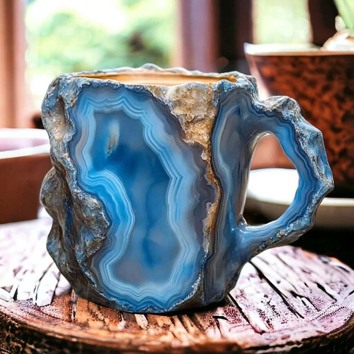 CrystalMug - Tazas De Café De Cristal Mineral