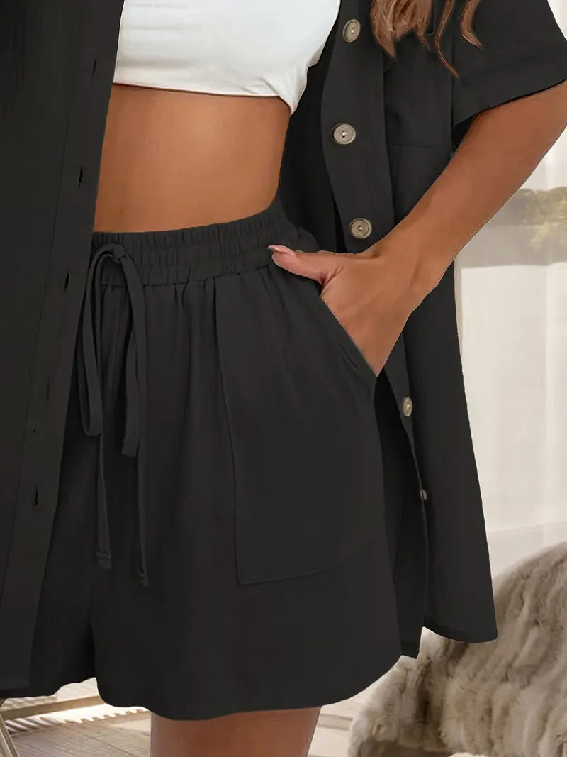 Fani - Elegante Conjunto De Verano De Dos Piezas