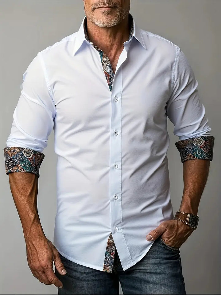 Teodoro - Camisa De Manga Larga Con Botones