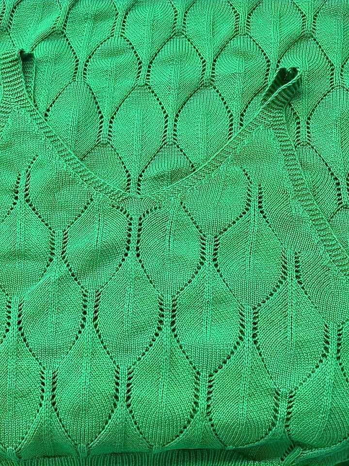 Luciana - Sin Mangas Largo De Punto Vestido Con Estilo Del Abrigo