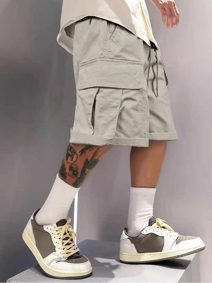 Detlev - Pantalones Cortos Elegantes Y Holgados