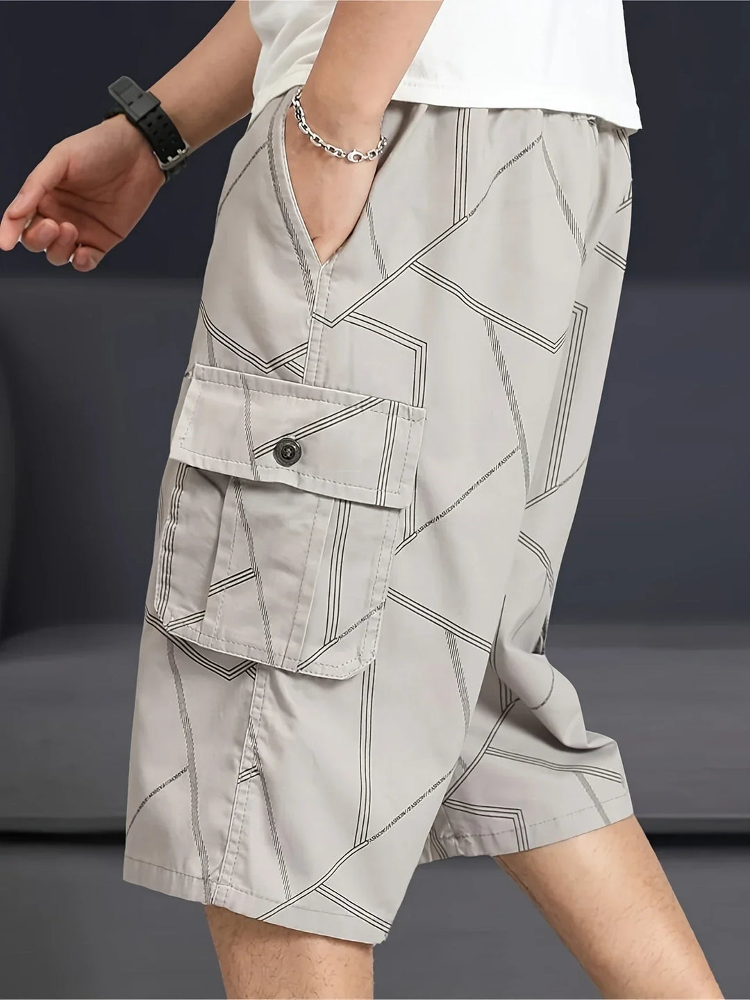 Hazlewood - Pantalones Cortos Carga Informales Para Verano