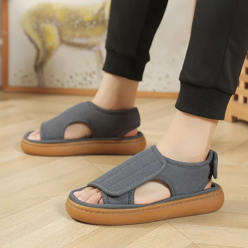 Karena - Sandalias Ajustables Con Velcro Antideslizantes