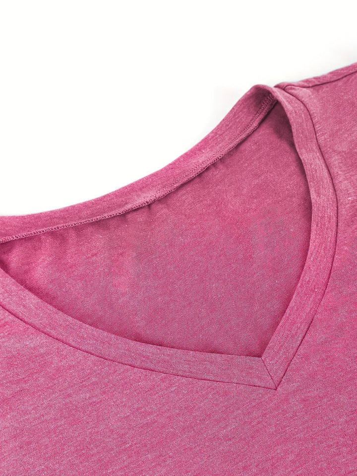 Kizzy - Camiseta Transpirable Con Mangas Tipo Pétalo