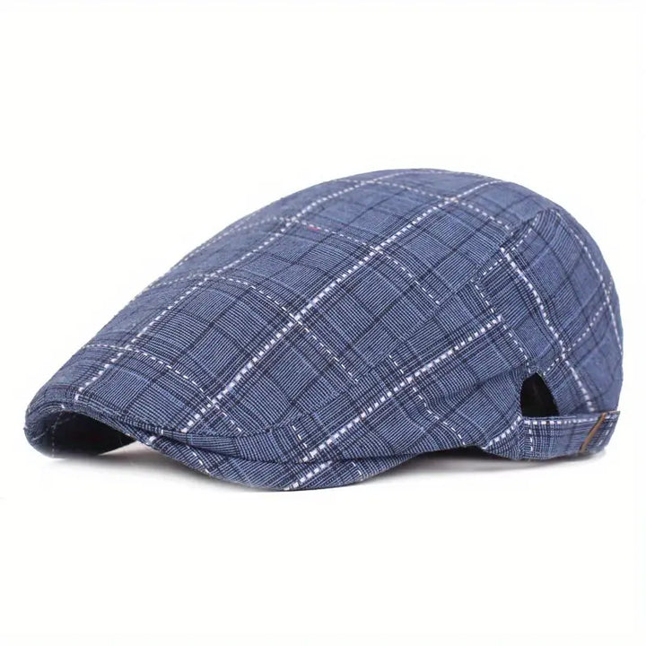 Checklyn - Gorro Elegante Con Estampado De Cuadros