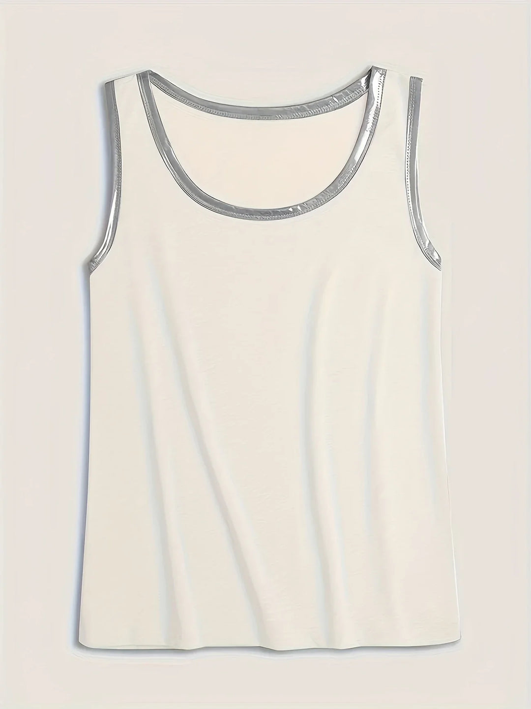Ayuso - Sin Mangas Camiseta Sin Mangas Con Cuello Redondo