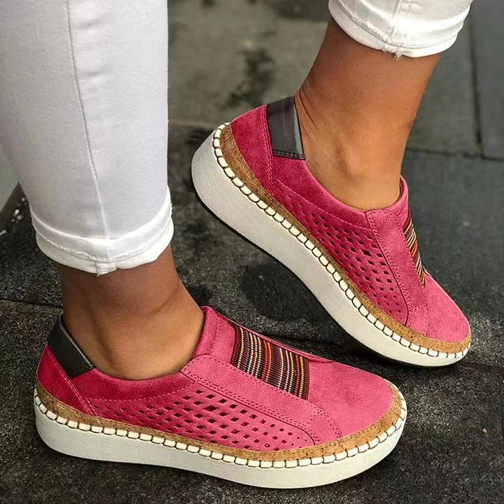 Emelina - Zapatos Ortopédicos de Denim intage