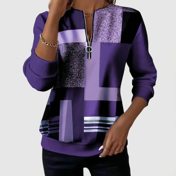 Nivah - Elegante Sudadera Con Media Cremallera
