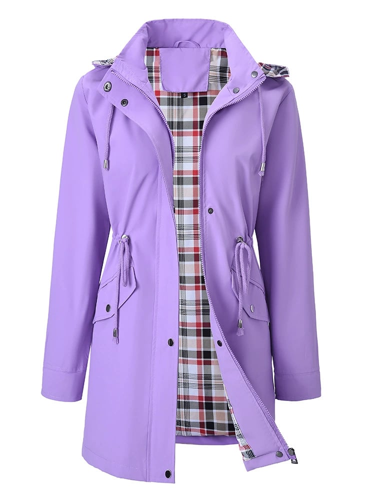Amel - Chaqueta Impermeable De Manga Larga