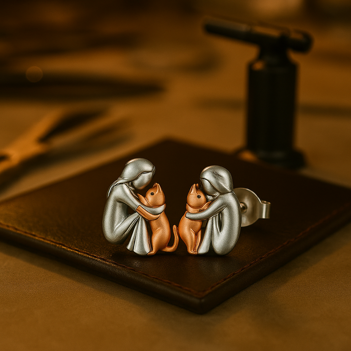 Kinley - Pendientes Con Icono De Gato