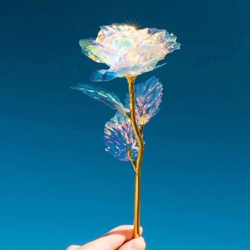 GlowPetal - Rosa De Cristal Colorida