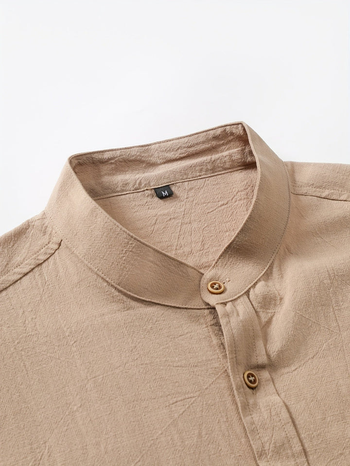 Tejada - Camisa Informal De Algodón Con Bolsillo