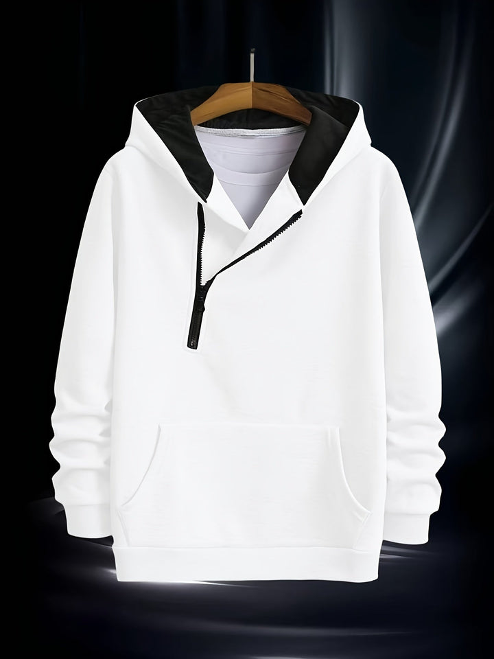 Jaylen - Sudadera Con Capucha Manga Larga Y Media Cremallera