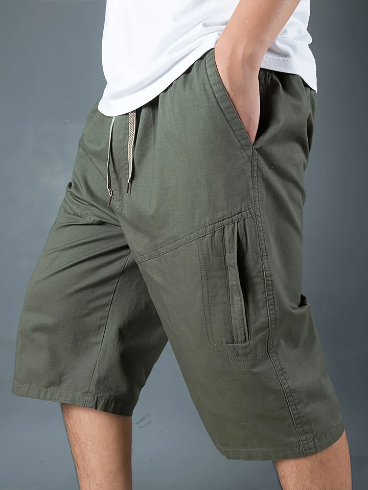 Stepan - Pantalones Cortos Carga Transpirables y Con Múltiples Bolsillos