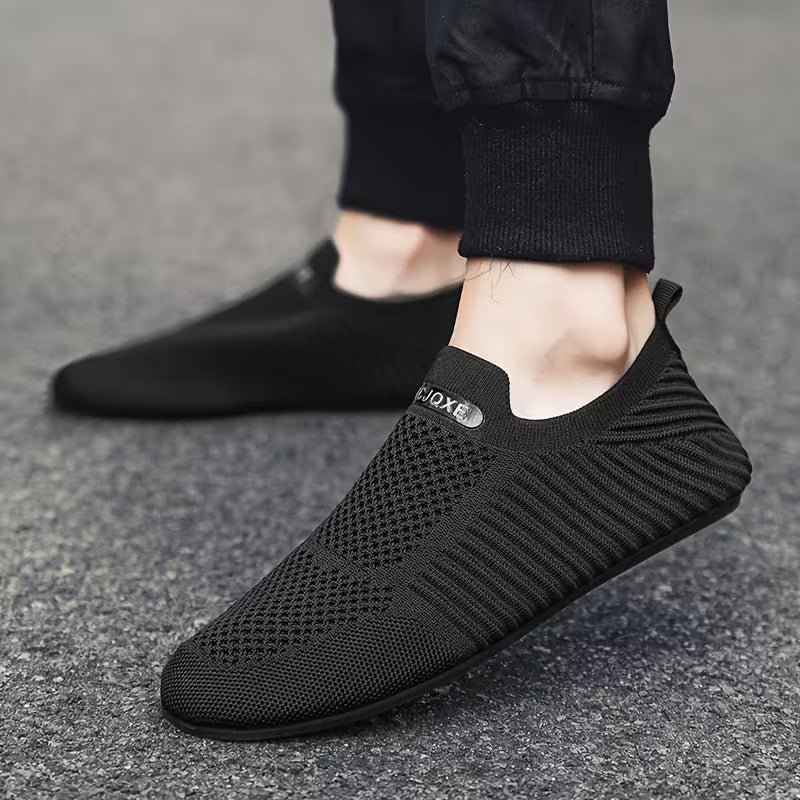 Dawood - Zapatillas Sin Cordones de Punto Transpirable