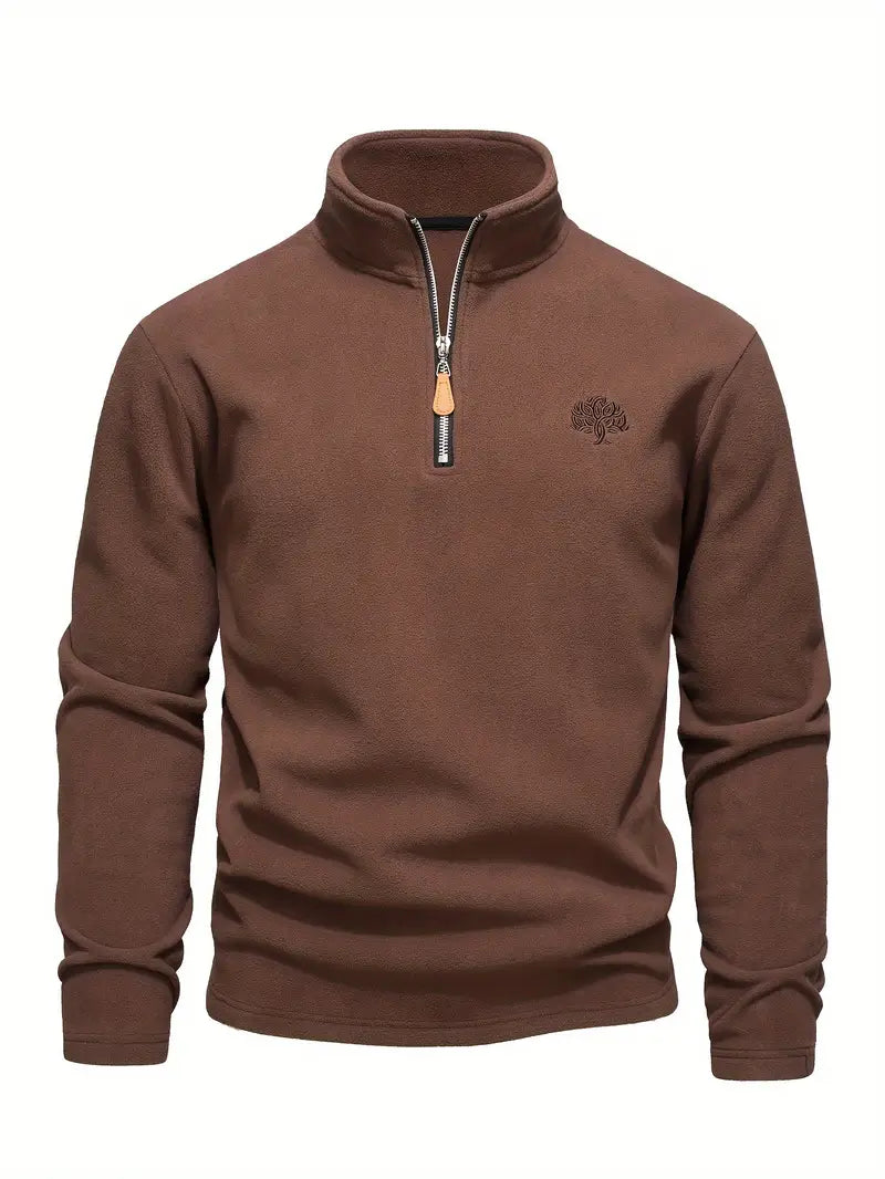 Lamar - Sudadera De Manga Larga Con Media Cremallera