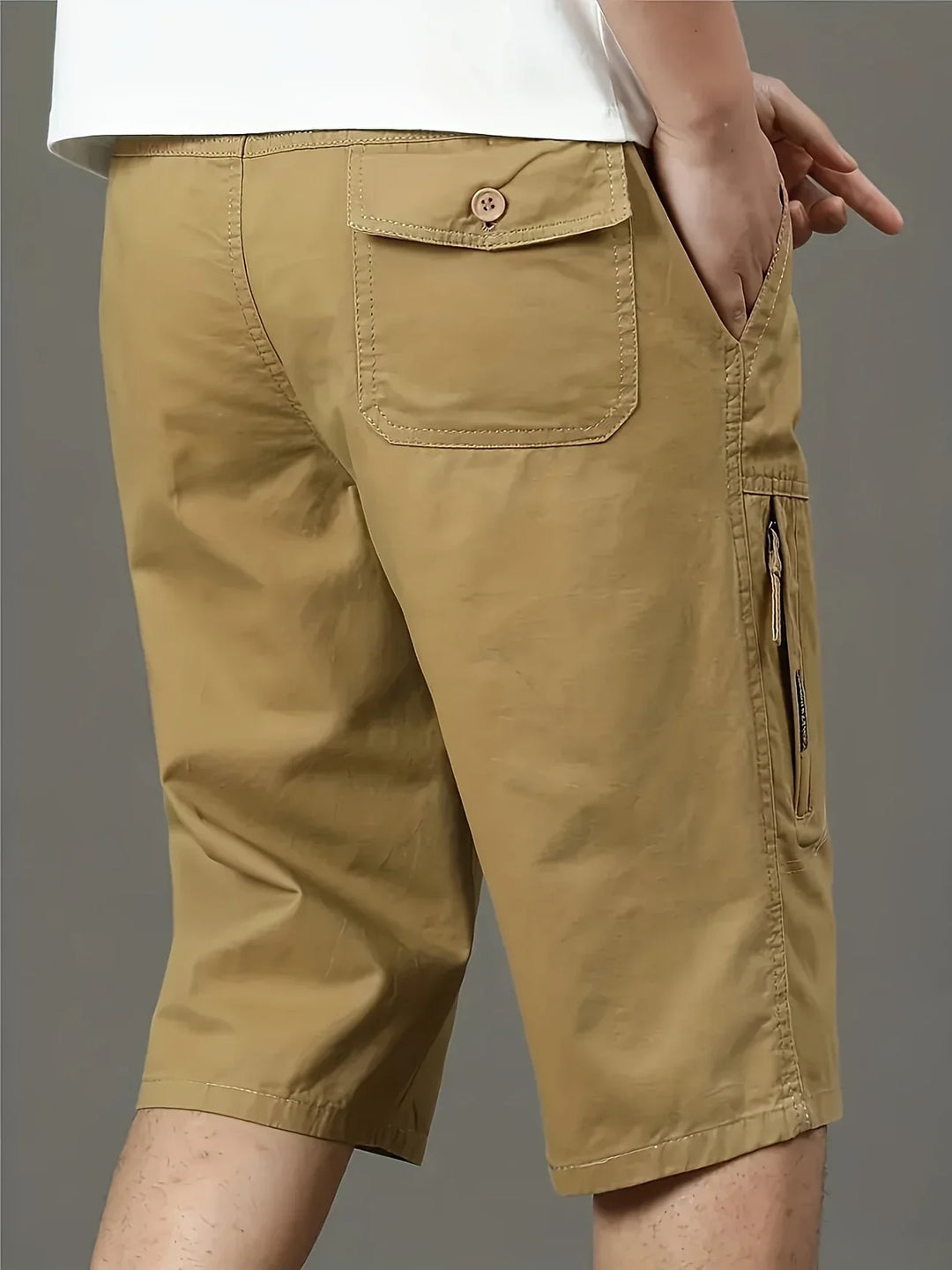 Stepan - Pantalones Cortos Carga Transpirables y Con Múltiples Bolsillos