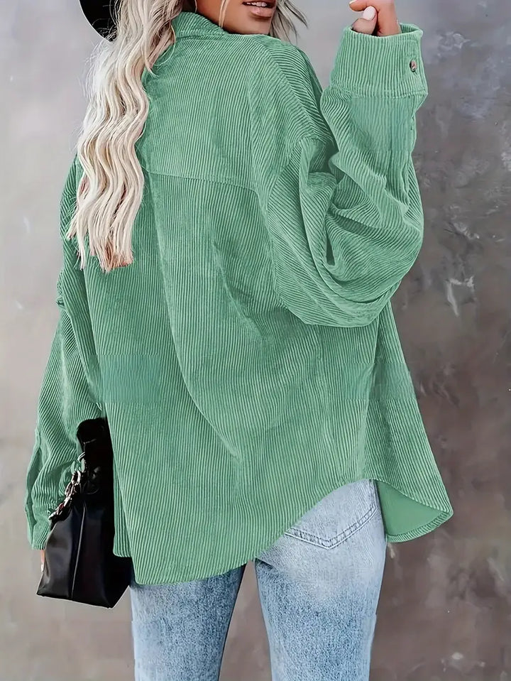 Irmela - Manga Larga Botón Camisa